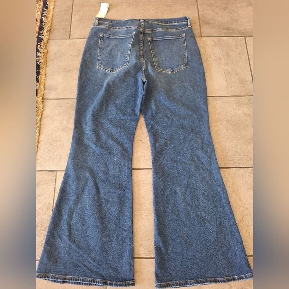 Abercrombie & Fitch Flare Jeans Size 34/18 - Picture 3 of 10